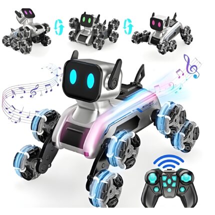 Stunt Eight-Wheel Robot Dog – كلب روبوت ذكي